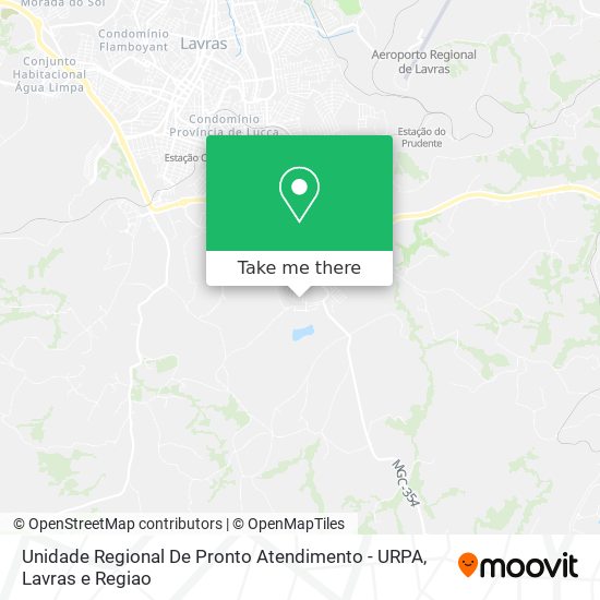 Unidade Regional De Pronto Atendimento - URPA map