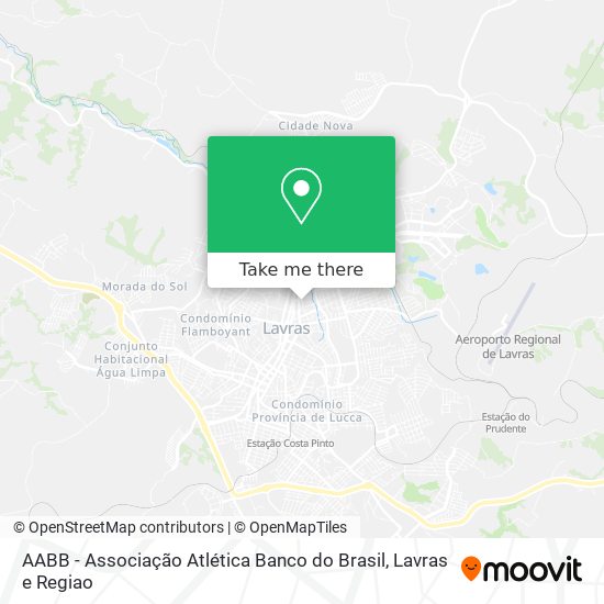 AABB - Associação Atlética Banco do Brasil map