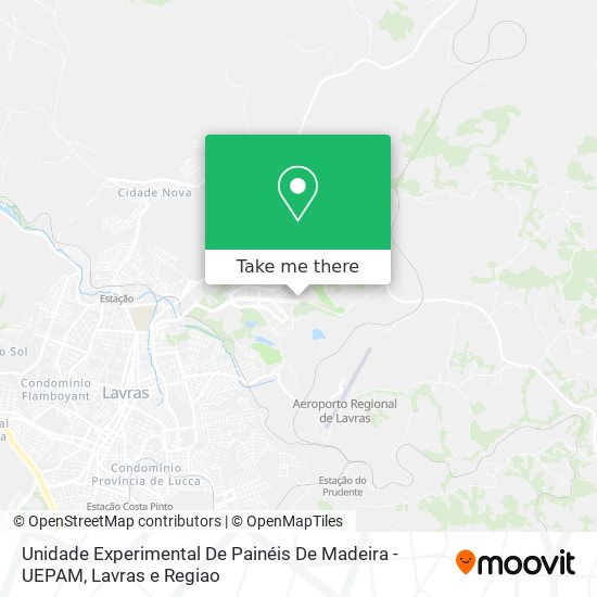 Unidade Experimental De Painéis De Madeira  -  UEPAM map