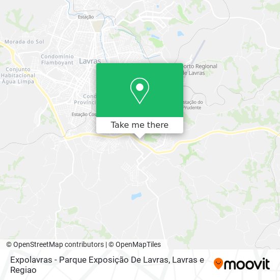 Mapa Expolavras - Parque Exposição De Lavras