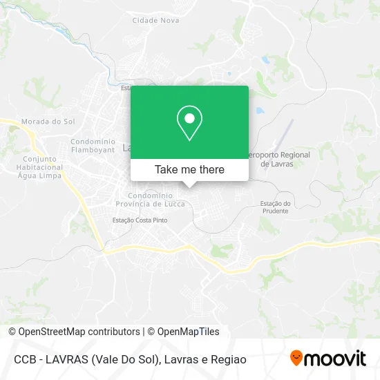 CCB - LAVRAS (Vale Do Sol) map