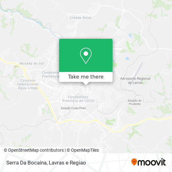 Mapa Serra Da Bocaína
