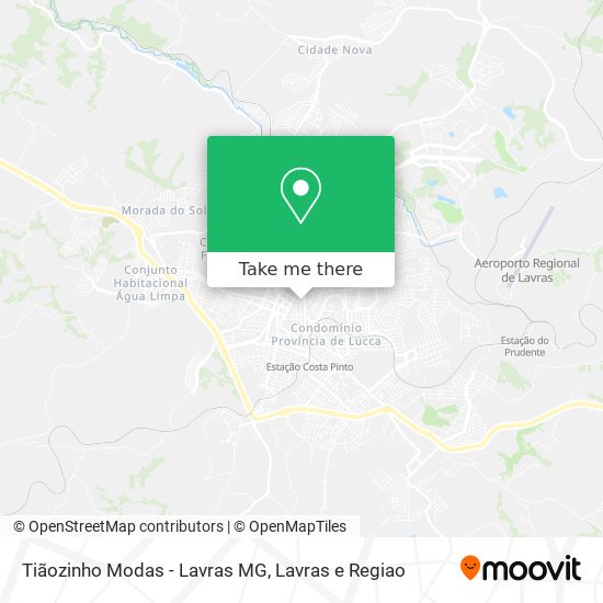 Tiãozinho Modas - Lavras MG map