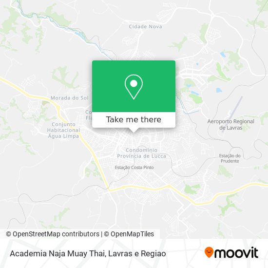 Mapa Academia Naja Muay Thai