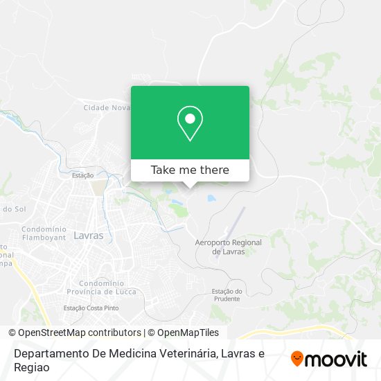 Departamento De Medicina Veterinária map