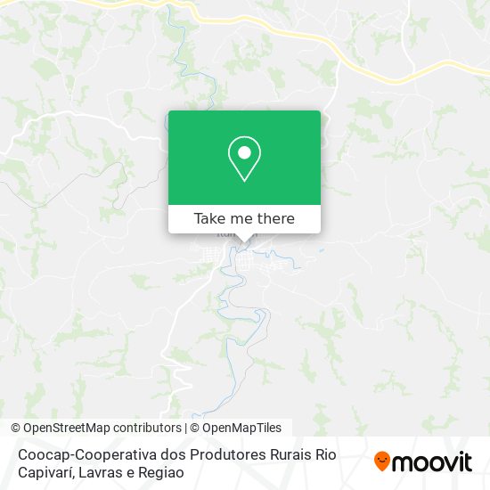 Coocap-Cooperativa dos Produtores Rurais Rio Capivarí map