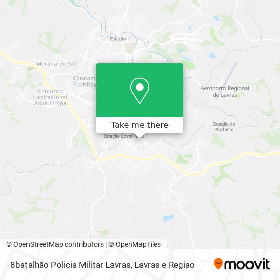 8batalhão Policia Militar Lavras map