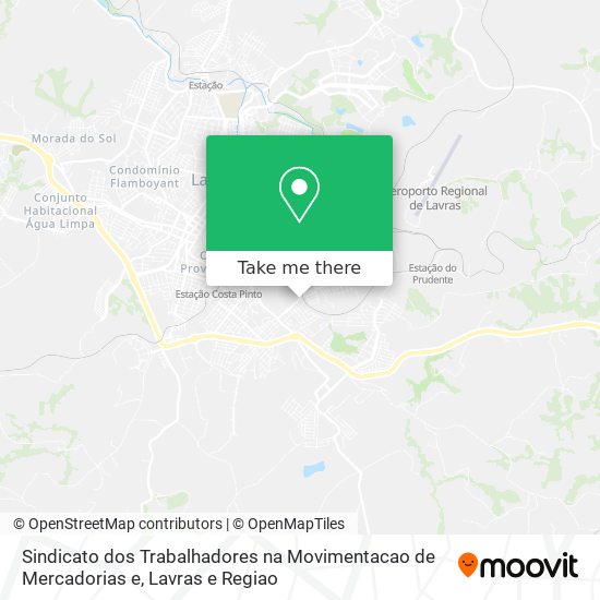 Sindicato dos Trabalhadores na Movimentacao de Mercadorias e map