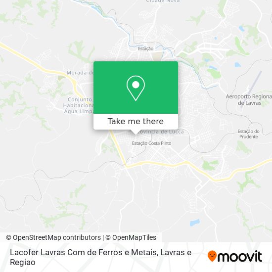 Lacofer Lavras Com de Ferros e Metais map