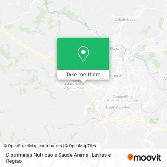 Distriminas Nutricao e Saude Animal map
