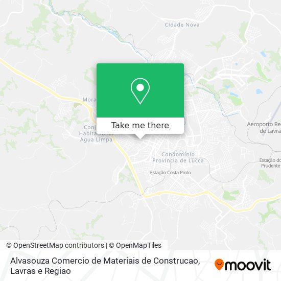 Alvasouza Comercio de Materiais de Construcao map