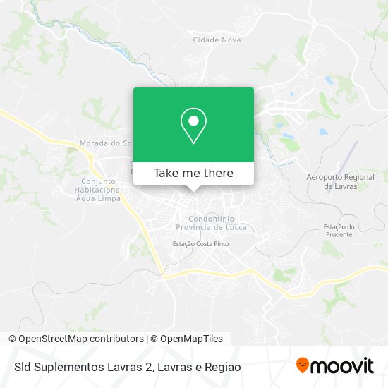 Mapa Sld Suplementos Lavras 2