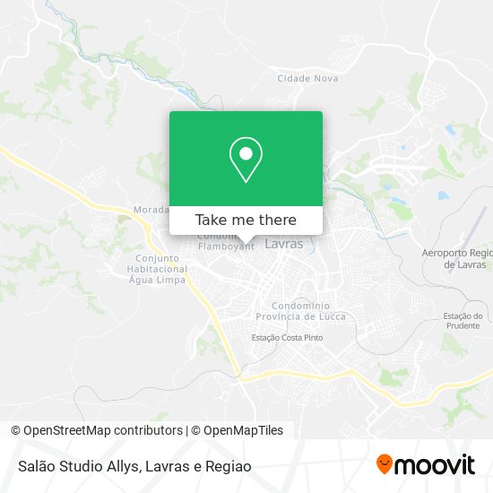 Salão Studio Allys map
