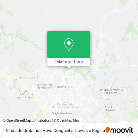 Mapa Tenda de Umbanda Vovo Conguinha