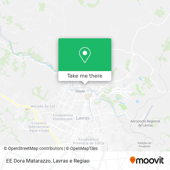 Mapa EE Dora Matarazzo