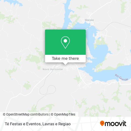 Té Festas e Eventos map