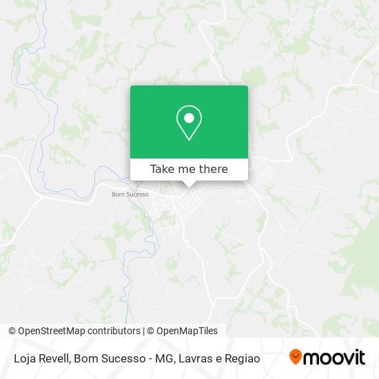 Loja Revell, Bom Sucesso - MG map