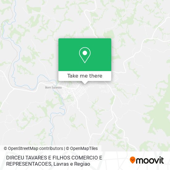 DIRCEU TAVARES E FILHOS COMERCIO E REPRESENTACOES map