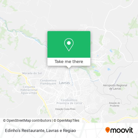 Mapa Edinho's Restaurante