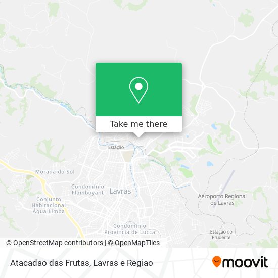 Atacadao das Frutas map