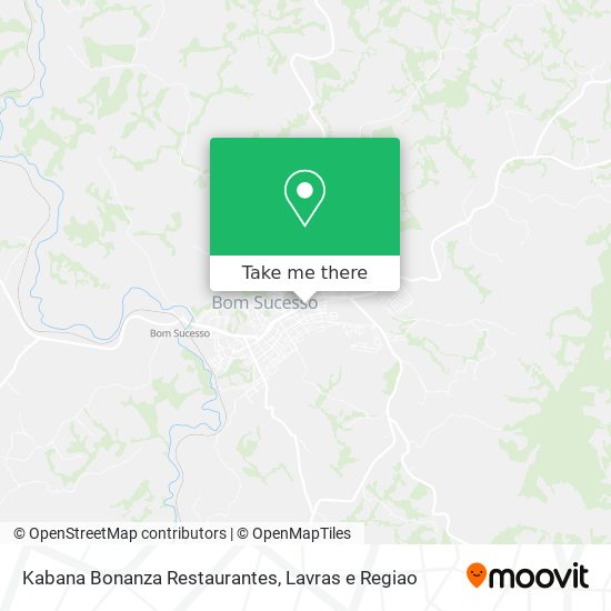 Kabana Bonanza Restaurantes map