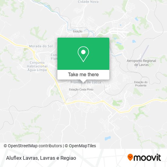 Aluflex Lavras map