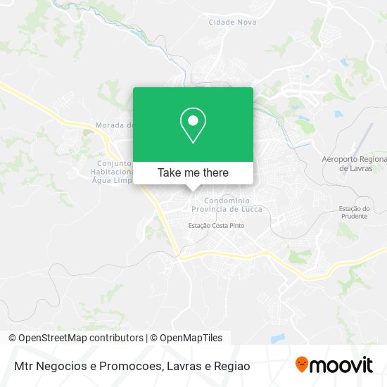 Mtr Negocios e Promocoes map