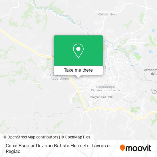 Caixa Escolar Dr Joao Batista Hermeto map