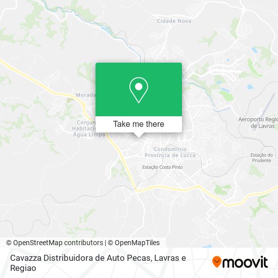 Cavazza Distribuidora de Auto Pecas map