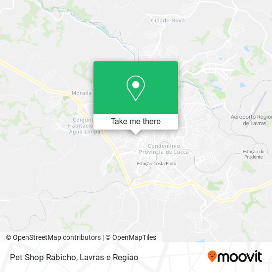 Pet Shop Rabicho map