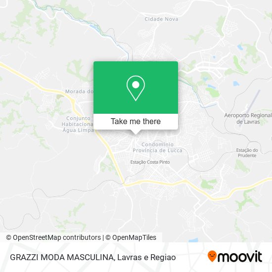 Mapa GRAZZI MODA MASCULINA