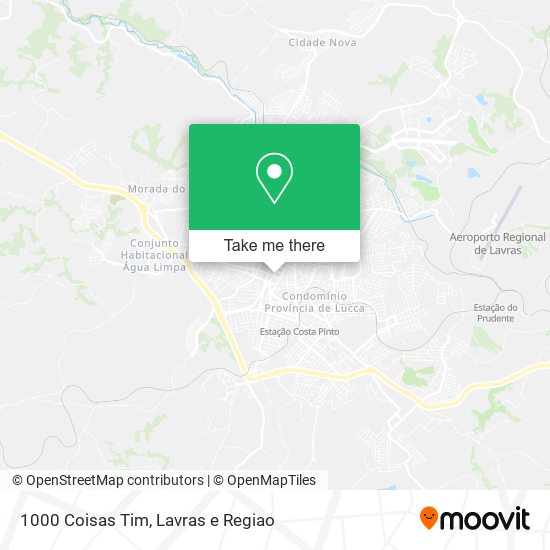 1000 Coisas Tim map