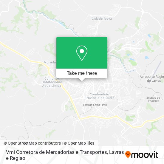 Vmi Corretora de Mercadorias e Transportes map