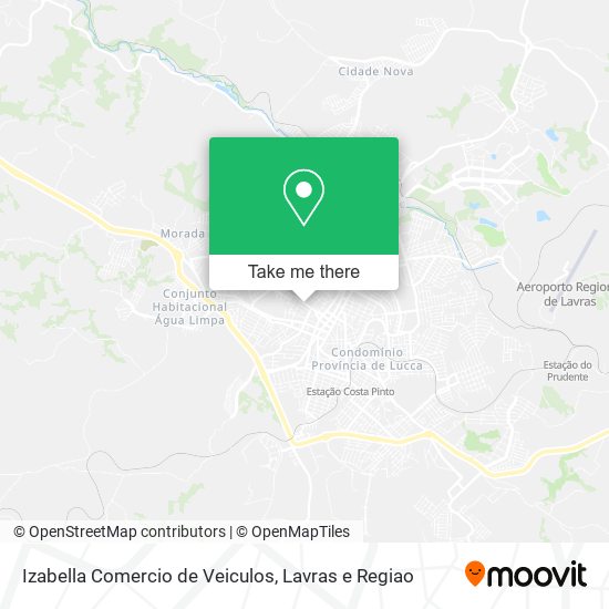 Mapa Izabella Comercio de Veiculos