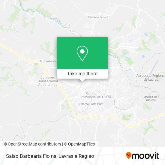 Mapa Salao Barbearia Fio na