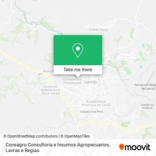 Mapa Consagro Consultoria e Insumos Agropecuarios