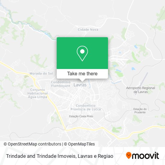 Mapa Trindade and Trindade Imoveis