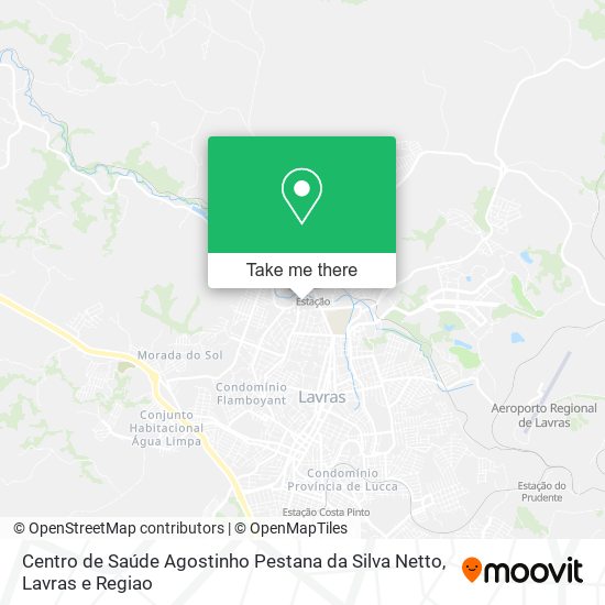 Centro de Saúde Agostinho Pestana da Silva Netto map