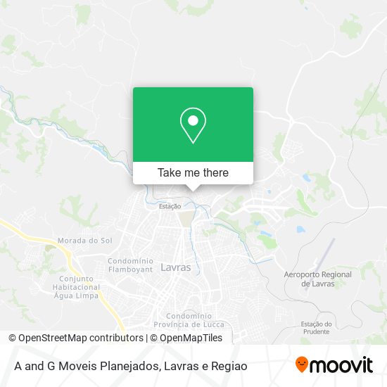 A and G Moveis Planejados map