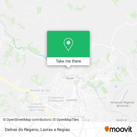 Delivei do Regerio map