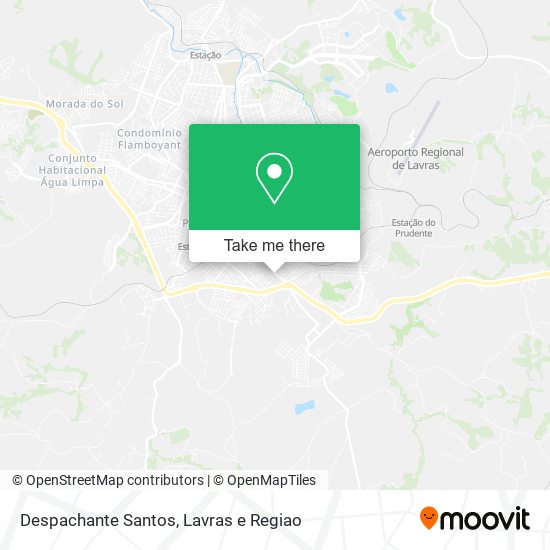 Mapa Despachante Santos