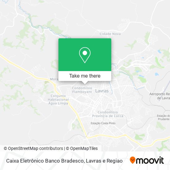 Caixa Eletrônico Banco Bradesco map