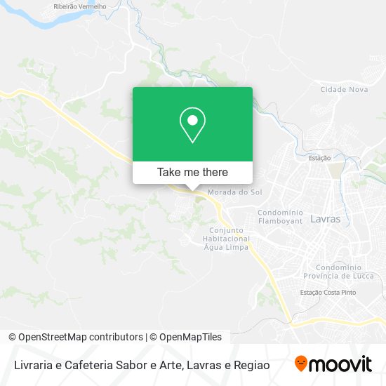 Livraria e Cafeteria Sabor e Arte map