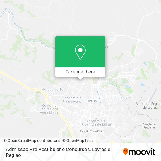 Admissão Pré Vestibular e Concursos map