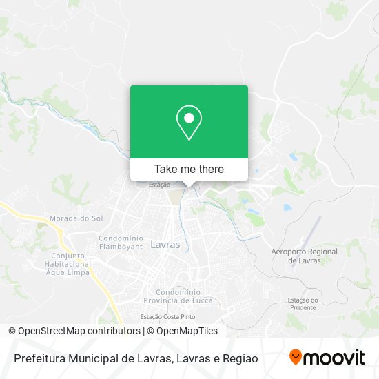 Prefeitura Municipal de Lavras map