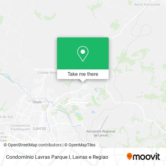 Mapa Condomínio Lavras Parque I