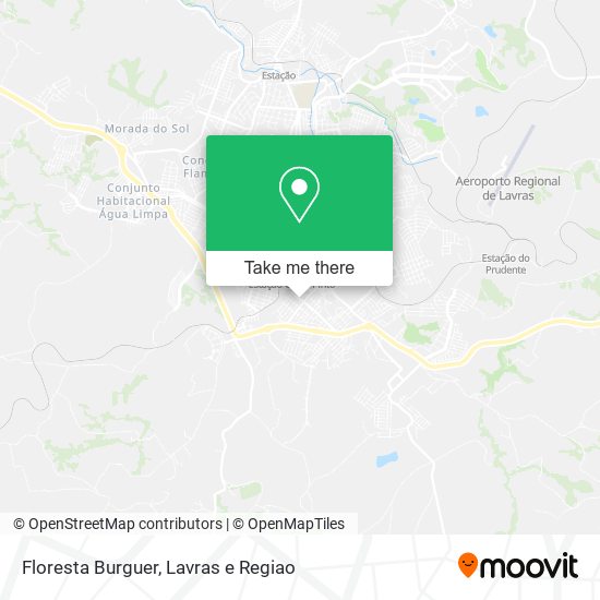 Floresta Burguer map
