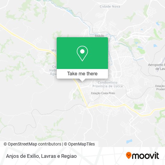 Anjos de Exilio map