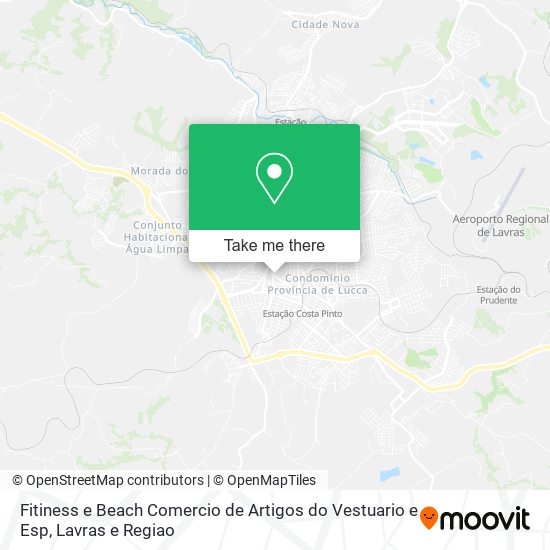 Fitiness e Beach Comercio de Artigos do Vestuario e Esp map