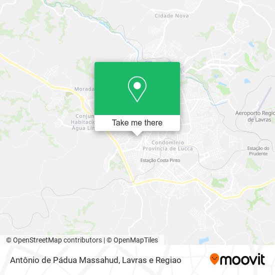 Antônio de Pádua Massahud map